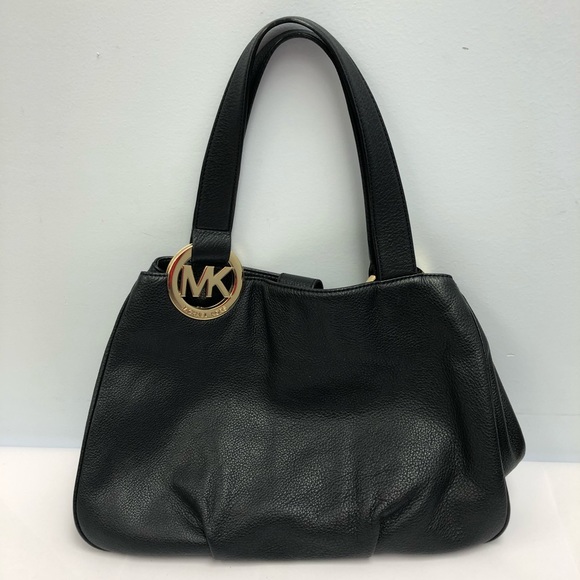 Michael kors handbag beautiful black soft leather - Picture 6 of 8